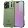 Mobigear Rugged Shield iPhone 18 Pro Hoesje Flexibel TPU Backcover Shockproof - Groen