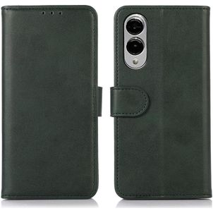 Mobigear Wallet Samsung Galaxy S25 Edge Hoesje Bookcase Portemonnee - Groen