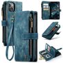 Caseme C30 iPhone 14 Plus Hoesje Bookcase Portemonnee - Blauw