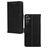 Mobilize Wallet Samsung Galaxy A34 Hoesje Echt Leer Bookcase Portemonnee - Zwart