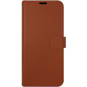 Valenta Gel Skin Samsung Galaxy S21 Hoesje Echt Leer Bookcase Portemonnee - Bruin