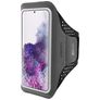 Mobiparts Comfort Fit Telefoonhouder Hardlopen Samsung Galaxy S20 Plus Sport Hoesje Neopreen Sportarmband - Zwart