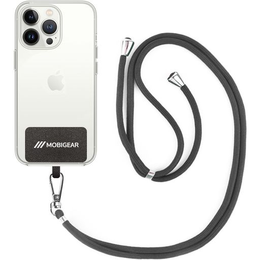 Mobigear Lanyard Universeel Telefoonkoord Verstelbaar - Grijs