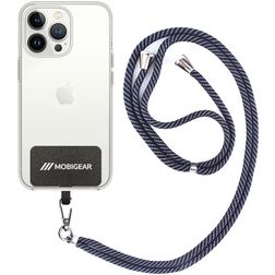Mobigear Lanyard Universeel Telefoonkoord Verstelbaar - Zwart / Grijs