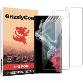 GrizzlyCoat Samsung Galaxy S22 Ultra Hydrogel TPU Screenprotector - Case Friendly + Installatie Frame (2-Pack)