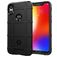 Mobigear Rugged Shield Motorola One Power Hoesje Flexibel TPU Backcover Shockproof - Zwart