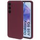 Mobiparts Samsung Galaxy A55 Siliconen Hoesje Backcover - Plum Red