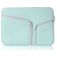 Mobigear Double Zipper Neopreen Laptop Sleeve 12 inch Laptop hoes - Groen