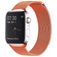 Mobigear Loop Milanese Apple Watch Bandje Magneetsluiting - 49/46/45/44 mm - Oranje