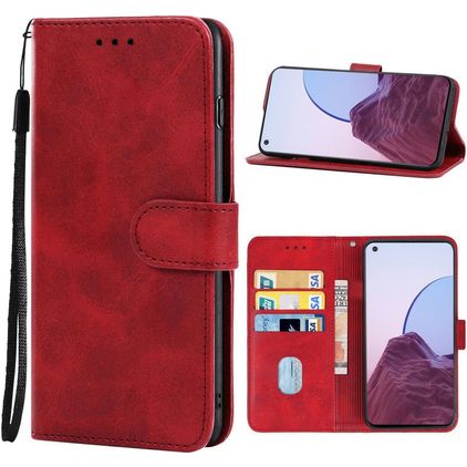 Mobigear Wallet OPPO Reno 7 Lite Hoesje Bookcase Portemonnee - Rood