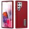 Mobigear Rugged Stand Samsung Galaxy S23 Ultra Hoesje Hardcase Backcover Shockproof met Standaard - Rood
