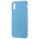 Mobigear Colors iPhone XS Max Hoesje Flexibel TPU Backcover - Blauw