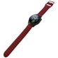 Mobigear Bumpy Siliconen Smartwatch Bandje Gespsluiting - Universeel 20 mm aansluiting - Bordeaux Rood