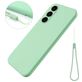 Mobigear Rubber Touch Samsung Galaxy S24 FE Siliconen Hoesje Backcover - Groen