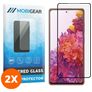 Mobigear Curved Samsung Galaxy S20 FE Glazen Screenprotector - Case Friendly - Zwart (2-Pack)