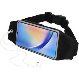 Mobiparts Comfort Fit Belt Telefoonhouder Hardlopen Samsung Galaxy A34 Sport Hoesje Neopreen Heuptas - Zwart
