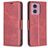 Mobigear Excellent Motorola Moto G24 Hoesje Bookcase Portemonnee - Rood