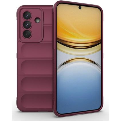 Mobigear Bumpy Samsung Galaxy A37 Hoesje Flexibel TPU Backcover - Wine Red