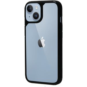 Mobiparts Rugged iPhone 14 Hoesje Hardcase Backcover Shockproof - Zwart