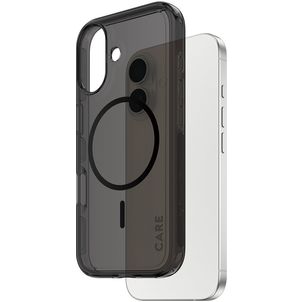 CARE by PanzerGlass Flagship iPhone 17 MagSafe Hoesje Hardcase Backcover - Smokey Black