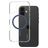 CARE by PanzerGlass Urban Combat iPhone 16 MagSafe Hoesje Hardcase Backcover - Transparant / Blauw