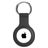 Xccess Keychain Apple AirTag Hoesje Flexibel Siliconen Sleutelhanger - Zwart