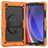 Mobigear SureGrip Xtreme Samsung Galaxy Tab A9 Plus (2023) Hoes Hard Kunststof,Siliconen Backcover + Schouderband + Standaard - Oranje