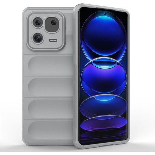 Mobigear Bumpy Xiaomi 13 Pro Hoesje Flexibel TPU Backcover - Grijs