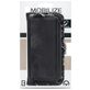 Mobilize Magnet Zipper iPhone 7 Hoesje Uitneembare 2in1 Bookcase Portemonnee - Zwart
