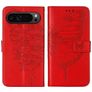 Mobigear Butterfly Google Pixel 9 Pro Hoesje Bookcase Portemonnee - Rood