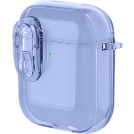 Mobigear Crystal Clip Apple AirPods 2 Hardcase Hoesje - Blauw