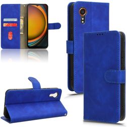 Mobigear Retro Samsung Galaxy Xcover 7 Hoesje Bookcase Portemonnee - Blauw