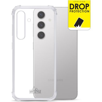 My Style Protective Flex Doorzichtig Samsung Galaxy S24 Hoesje Flexibel TPU Backcover Shockproof - Transparant