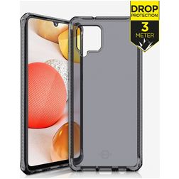 ITSKINS SpectrumClear Samsung Galaxy A42 Hoesje Flexibel TPU Backcover Shockproof - Smoke