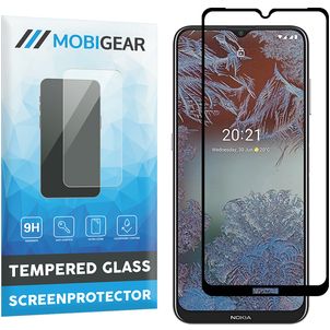 Mobigear Premium Nokia G10 Glazen Screenprotector - Case Friendly - Zwart