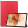 Mobigear Tri-Fold Samsung Galaxy Tab S7 FE Hoes Bookcase - Rood