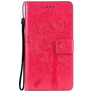 Mobigear Tree Samsung Galaxy S21 Hoesje Bookcase Portemonnee - Magenta
