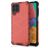 Mobigear Honeycomb Samsung Galaxy M33 Hoesje Hardcase Backcover Shockproof - Rood