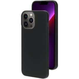 Mobiparts iPhone 13 Pro Max Siliconen Hoesje Backcover - Zwart Mobiparts iPhone 13 Pro Max Siliconen Hoesje Backcover - Zwart