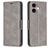 Mobigear Excellent iPhone 16 Hoesje Bookcase Portemonnee - Grijs