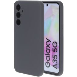 Mobiparts Samsung Galaxy A35 Siliconen Hoesje Backcover - Urban Grey