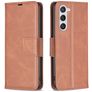 Mobigear Excellent Samsung Galaxy S24 Hoesje Bookcase Portemonnee - Bruin