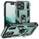 Mobigear Armor Ring iPhone 17 Pro Hoesje Hardcase Backcover Shockproof met Ringhouder - Groen