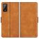 Mobigear Slim Magnet Wiko Power U20 Hoesje Bookcase Portemonnee - Cognac