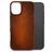 Mobilize Premium iPhone 16 MagSafe Hoesje Echt Leer Backcover - Burned Cognac