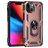 Mobigear Armor Ring iPhone 13 Mini Hoesje Hardcase Backcover Shockproof met Ringhouder - Roségoud