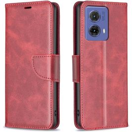 Mobigear Excellent Motorola Moto G85 Hoesje Bookcase Portemonnee - Rood
