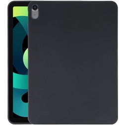 Mobigear Basics Dunne iPad Air 5 (2022) Hoes Flexibel TPU Backcover - Zwart