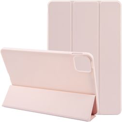 Mobigear Tri-Fold Gel iPad Air 11 Inch (2024) Hoes TPU,Kunstleer Bookcase - Roze