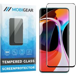 Mobigear Premium Xiaomi Mi 10 Glazen Screenprotector - Case Friendly - Zwart